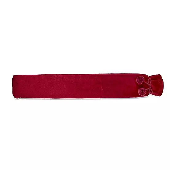 Warmies Long Fur Hot Water Bottle – Cranberry Red 5060075689055